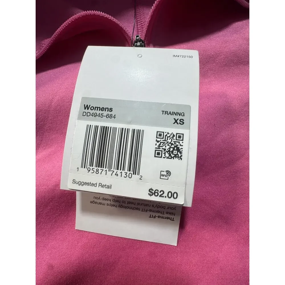 Nike Therma-fit Women  Long-sleeve Sz XS Pink Brand New‎